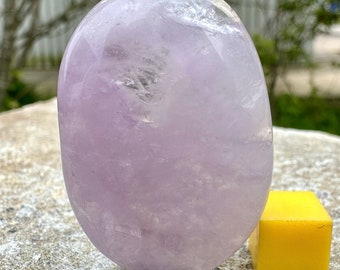 Amethyst palm worry stone for insomnia, headaches, and immune boosting