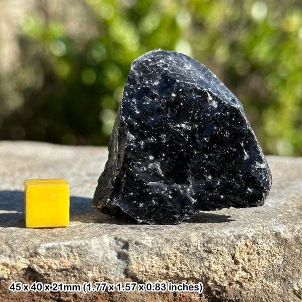 Obsidian volcanic glass, home decor, igneous rock, healing spiritual crystal stone