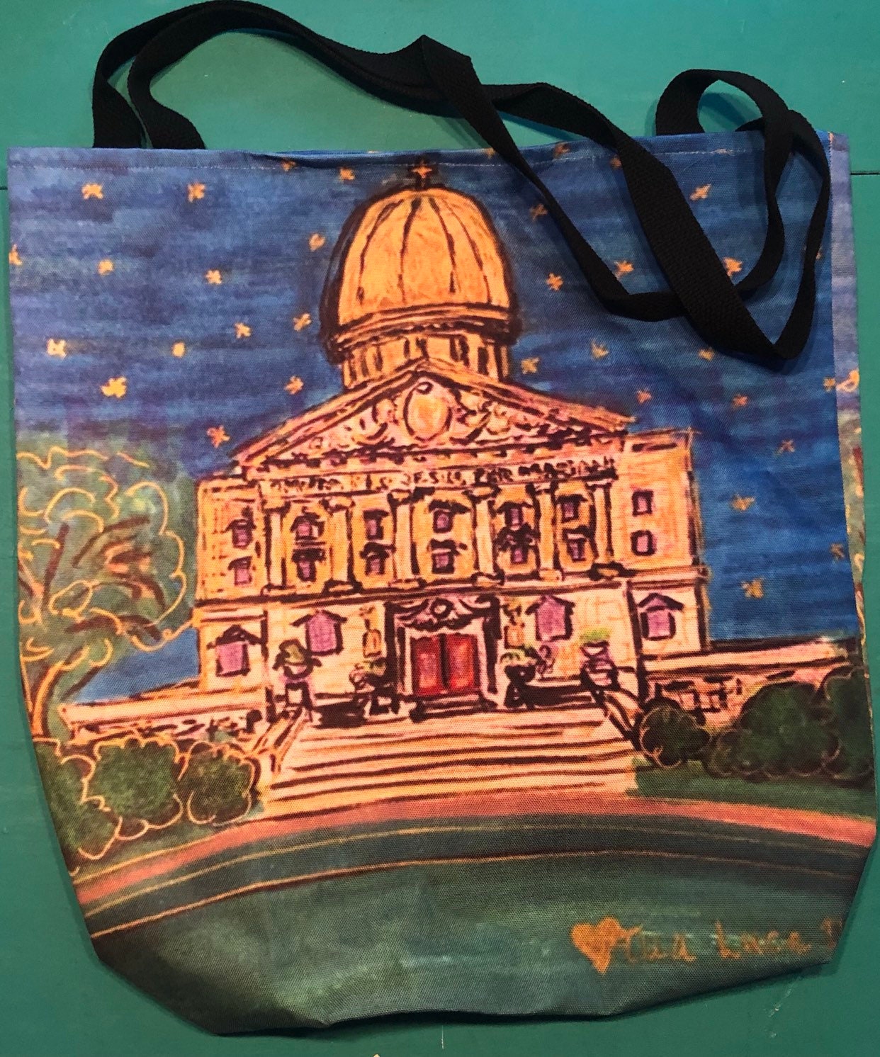 Tote Bag - Marymount College - Liz Neighbors Art Printed Canvas Tote Bag  Marymount College Tarrytown