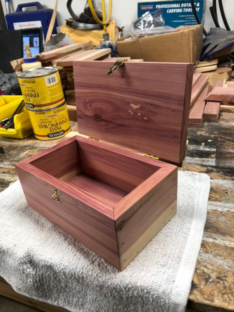 Cedar Memory Boxes Etsy