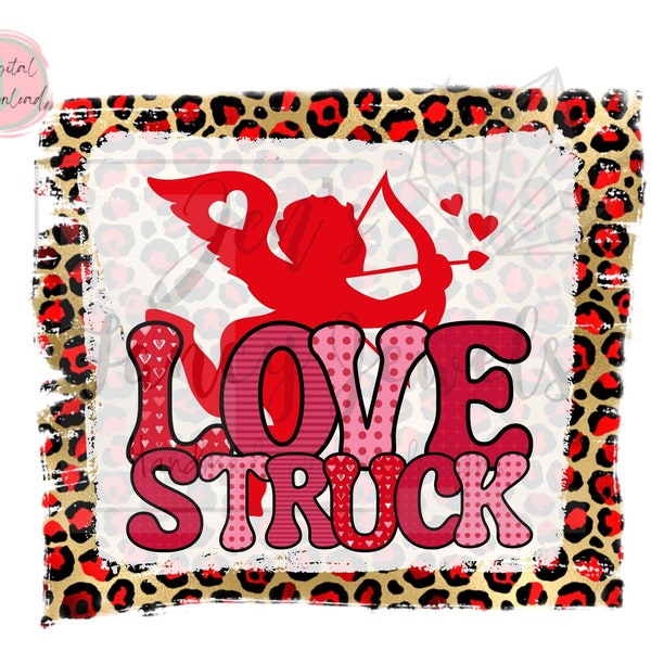 Liebe Struck Valentine PNG, Valentinstag PNG, Valentines Sublimation Design, Sublimation PNG, Amor V Tag png