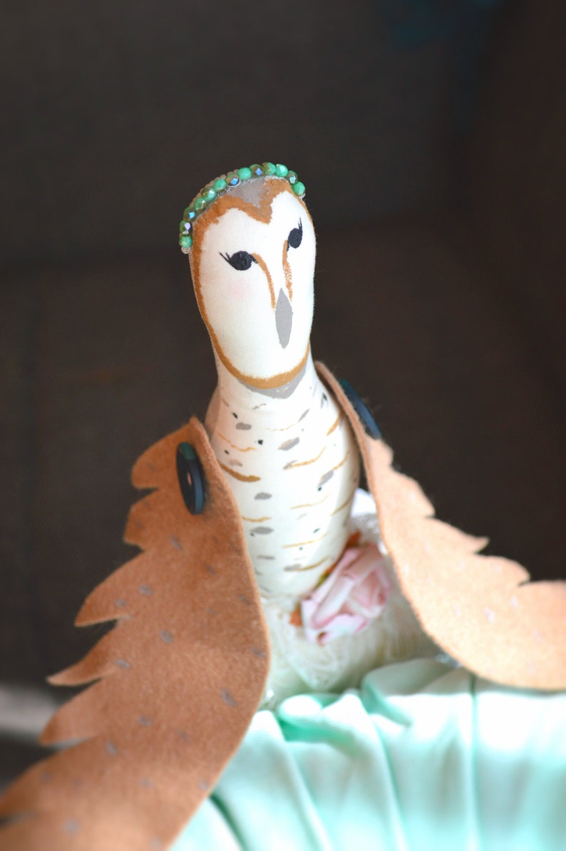 Owl Stuffed Animal Doll large Etsy