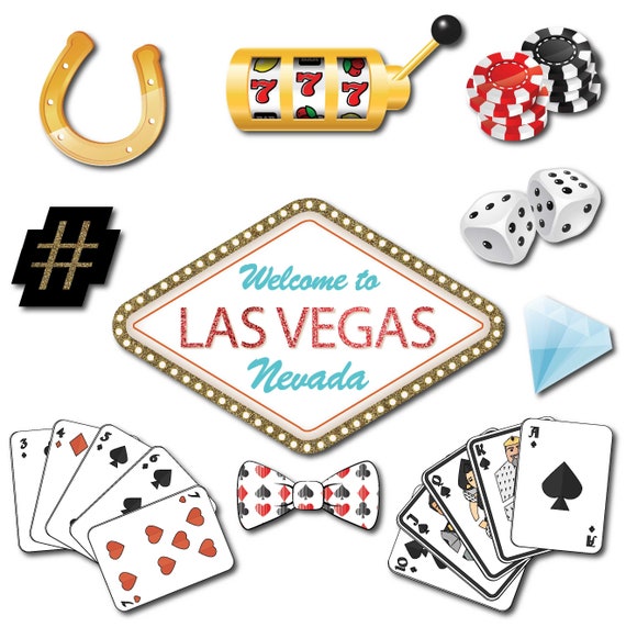 Las Vegas Casino Photo Booth Props Casino Party Decorations Etsy