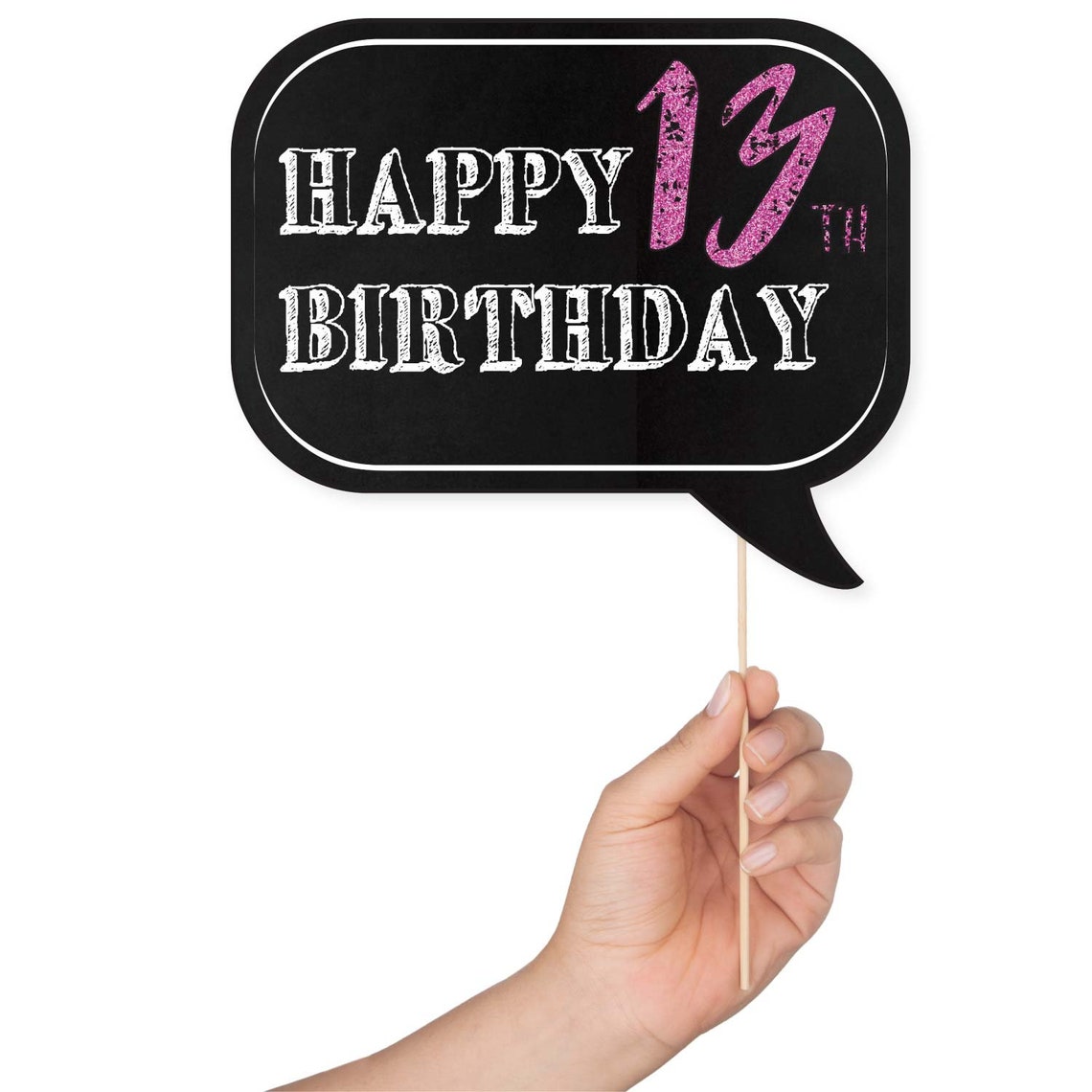 13th Birthday Photo Booth Props Party Kit 41 Pieces with | Etsy
