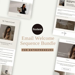 Flodesk Email Template, Email Sequence, Flodesk Sequence, Flodesk Emails, Marketing Email for Small Business, Welcome Sequence, Newsletter