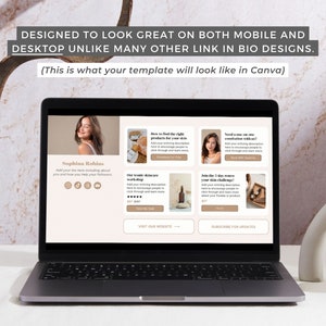 Link in Bio Template, Stan Store Dupe, Link Tree Alternate, Instagram ...