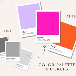 Mockup Color Inspo Canva, Pantone, Maquete de paleta de cores, Cartões Pantone, Modelo Pantone, Maquete de amostra de cores, Cartões de cores Pantone, Branding