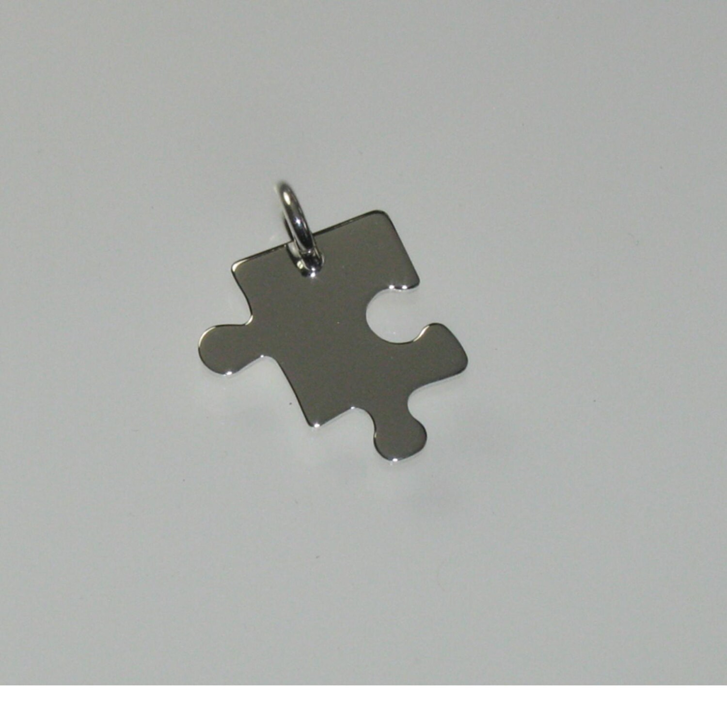 Sterling Silver Puzzle Piece Charms for Autism Awareness - Etsy