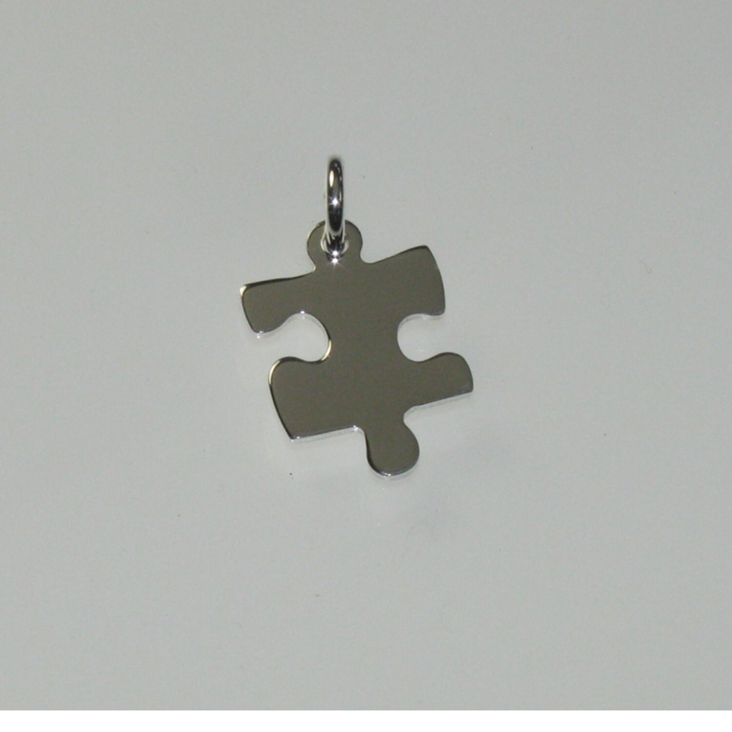 Sterling Silver Puzzle Piece Charms for Autism Awareness - Etsy