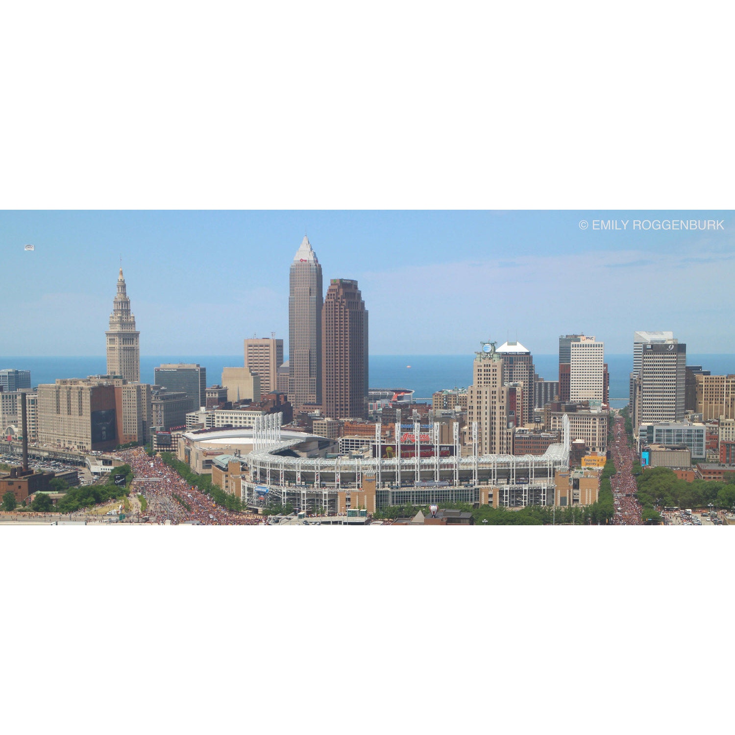 CLEVELAND Skyline Photo taken at the Cleveland Cavaliers