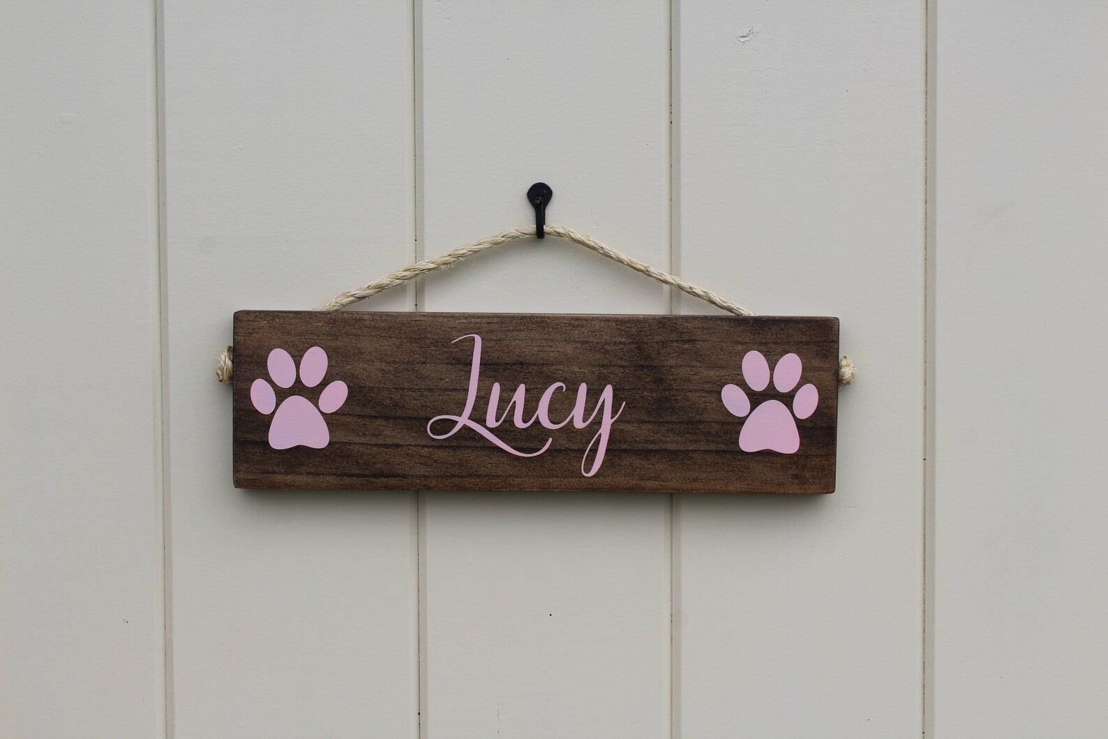 Dog Sign/pet Name Sign/dog Name Sign/dog Lover Gift/dog Name Etsy