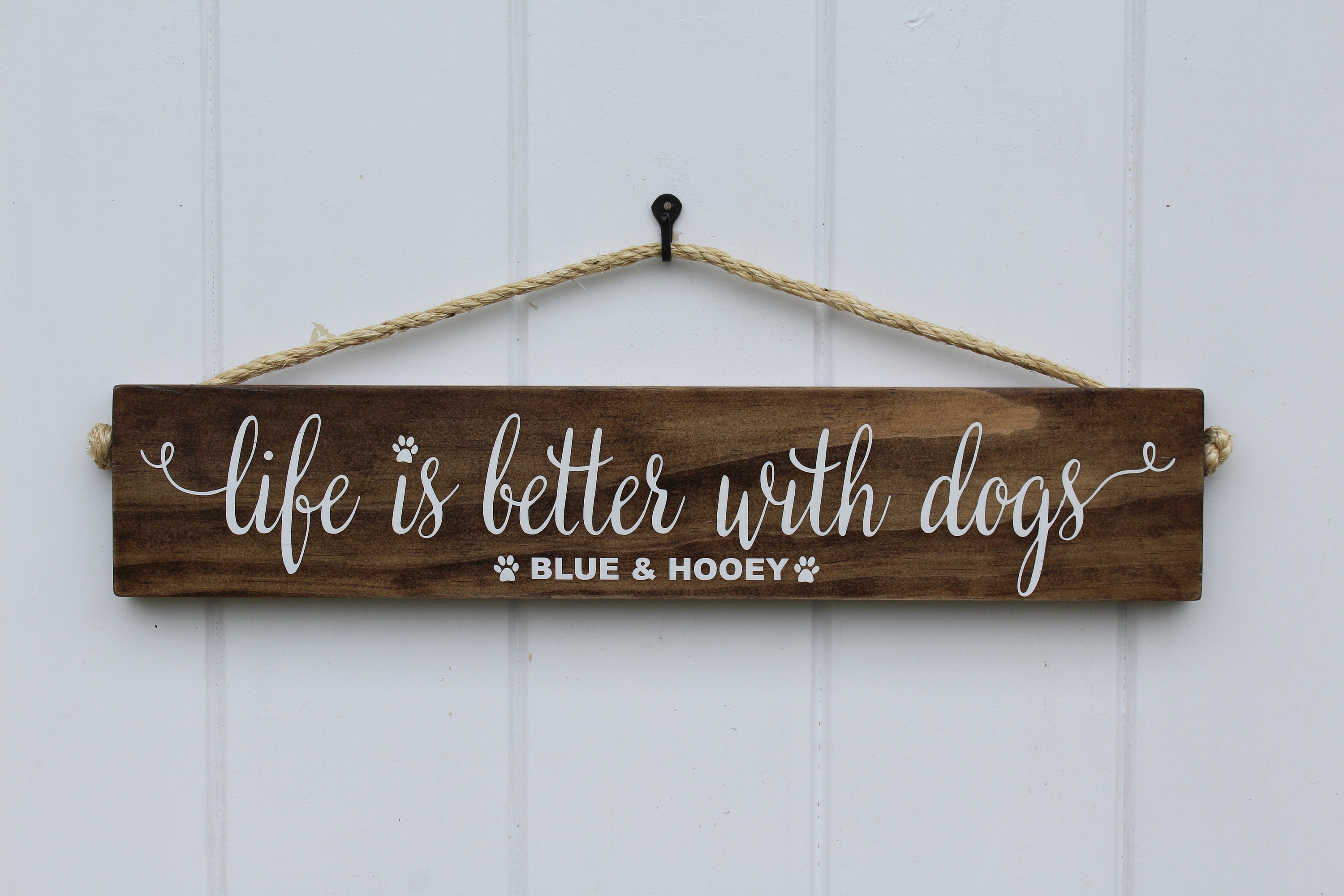 personalized dog signs