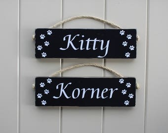 Cat Sign/Cat Name Sign/Birthday Gift/Cat Name Sign/Rustic Pet Sign/Cat Lover Sign/Pet Decor/Custom Cat Name Sign/Cat Paw sign/Sign About Cat