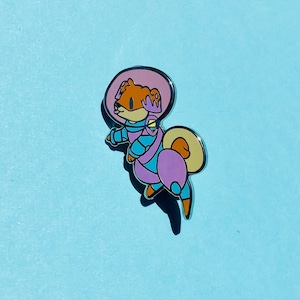 Sammich the Shiba Inu - emaliowana przypinka Space Dog