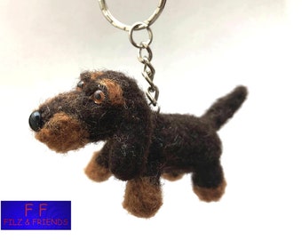 Dachshund keychain