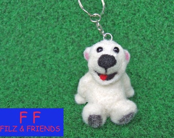 Ours polaire, pendentif, porte-clés FROST BEAR