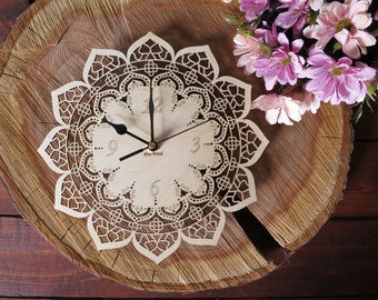 Download Mandala Clock Etsy