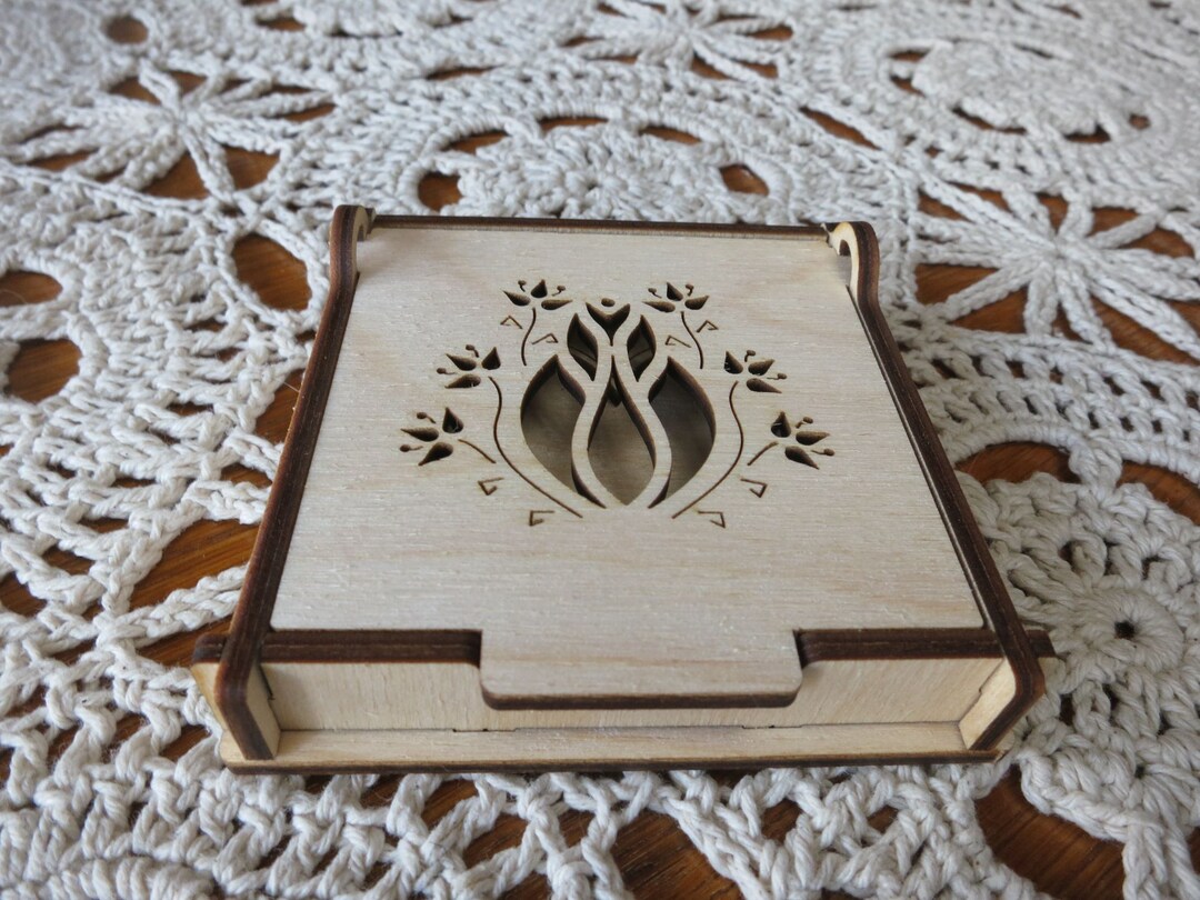 Tulip Flower Wedding Ring Box Custom Wooden Engagement Etsy