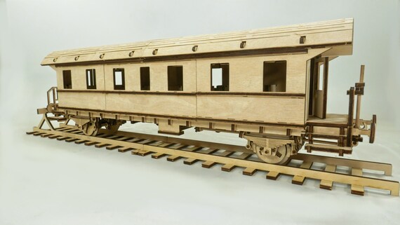 3d Puzzle Passenger Car Wagon Ci Donnerbuchse Mechanical Etsy