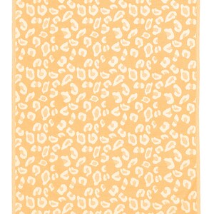 Leopard Turkish Towel in Yellow | Thin & Lightweight Animal Print Peshtemal | Sand Free Beach Towel | 100% Cotton Hammam | Decorative Fouta