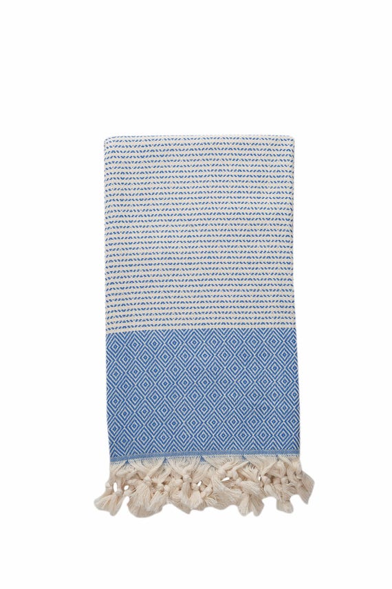 InfuseZen Oversized Turkish Peshtemal Bath Towel in Modern Stripes Pool Towel or Beach Throw Extra Large Turkish Towel Thin and Absorbant Bath Sheet 100/% Cotton Fouta Towel Special Edition Mint