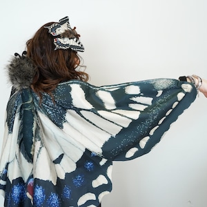 Swallowtail Butterfly Costume for Adults Butterfly Wings Handmade Costume Halloween Costume image 1