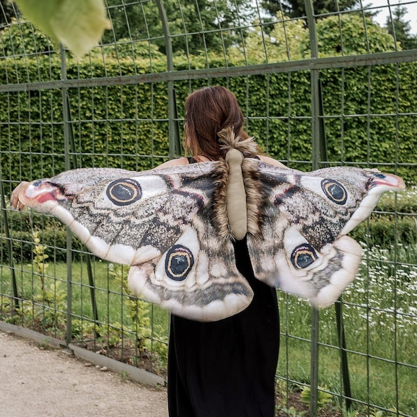 Emperor Moth Costume for Adults - Butterfly Costume - Handmade Costume - Halloween Costume