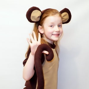 Monkey Costume - Kids Monkey Costume - Handmade Costume - Halloween Costume