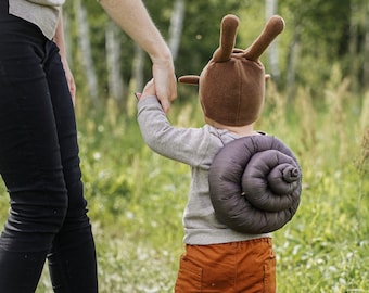 Déguisement d'escargot pour enfant - Coquille d'escargot - Déguisement fait main - Déguisement d'Halloween