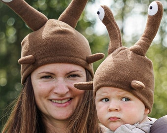 Snail Hat for Kids - Snail Costume - Kids Costume - Handmade Costume - Halloween Costume