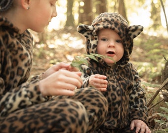 Leopard Onesie - Leopard Costume - Kids Costume - Animal Costume - Handmade costume - Halloween costume