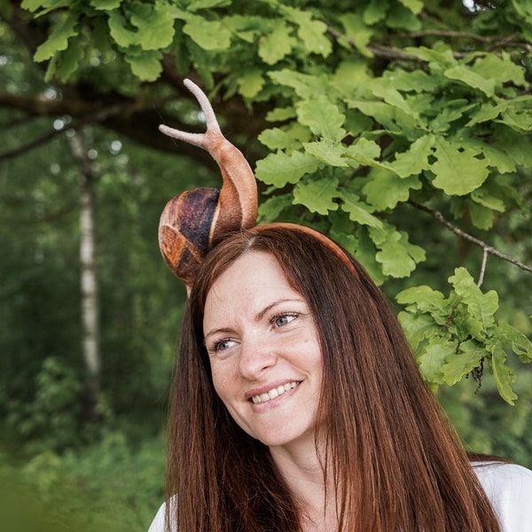 Snail Headband for Adults - Snail Costume - Handmade Costume - Halloween Costume