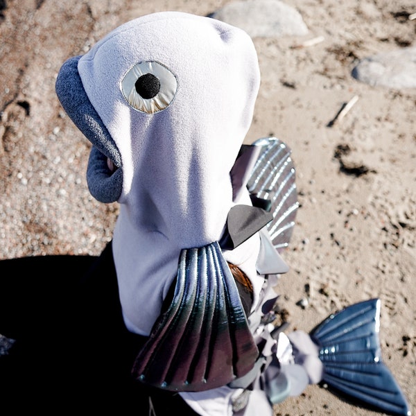 Fish Costume for Adults - Fish Dress Up - Handmade Costume