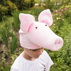 Cappello e coda da maiale - Costume da maiale per bambini - Costume da maiale per adulti - Costume di Halloween