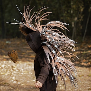 Porcupine Costume for Kids Kids Costume Animal Costume Handmade Costume Halloween Costume image 4