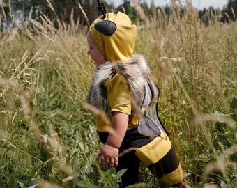 Déguisement d'abeille pour enfant - Déguisement d'abeille pour bébé - Déguisement bébé - Déguisement fait main - Déguisement d'Halloween