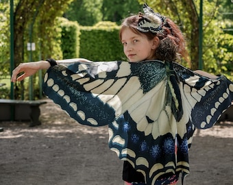 Swallowtail Butterfly Costume for Kids - Butterfly Costume - Handmade Costume - Halloween Costume