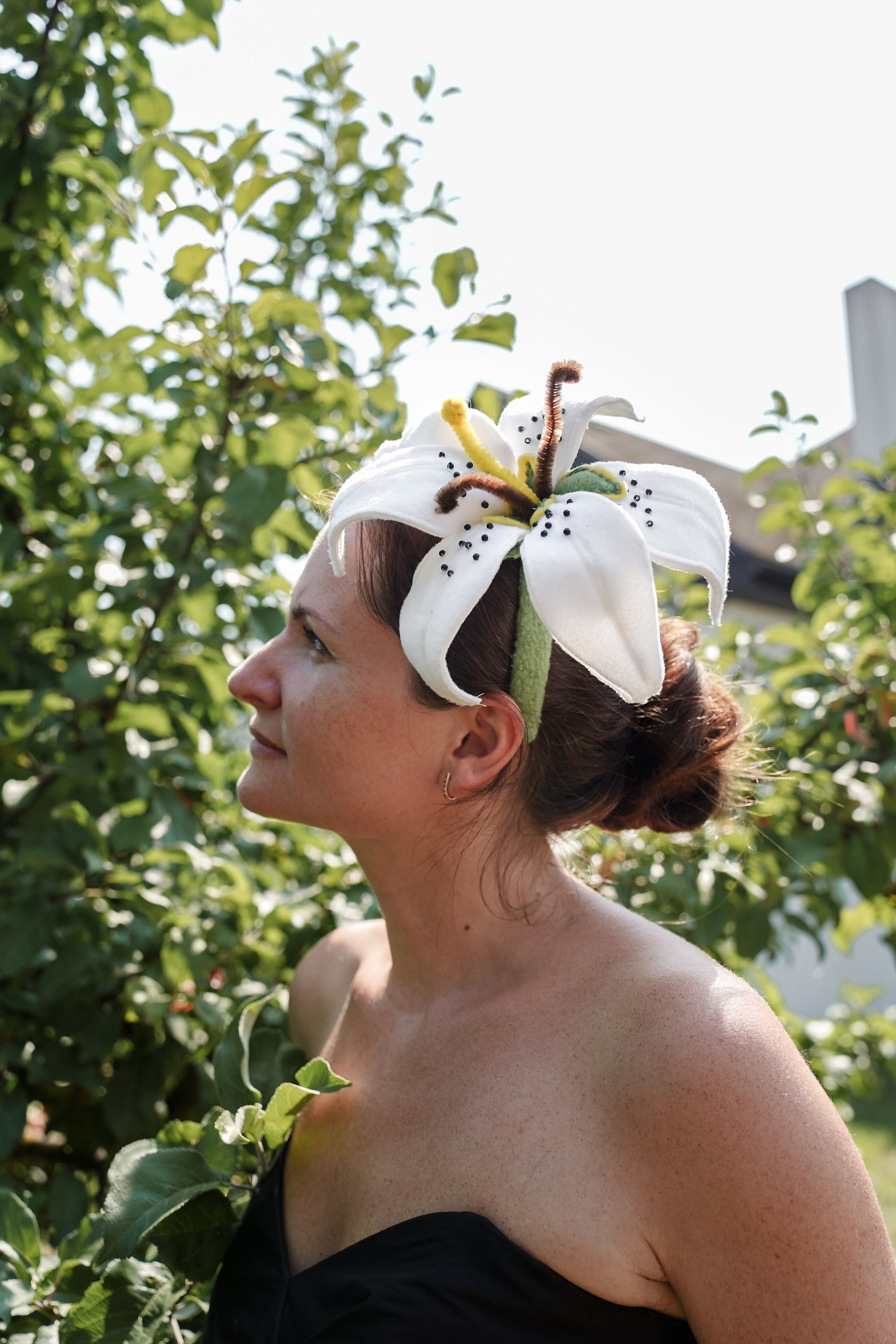 Cerchietto per capelli da sposa, con fiori, stile bohémien, per matrimonio, corona di fiori