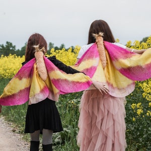 Rosy Maple Moth Costume for Adults Butterfly Costume Moth Wings Halloween Costume image 8