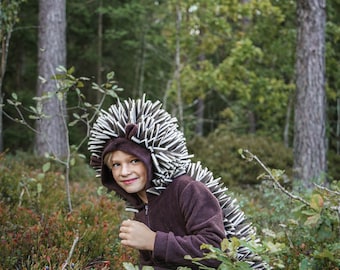 Hedgehog Onesie - Hedgehog Costume - Handmade Costume - Halloween Costume