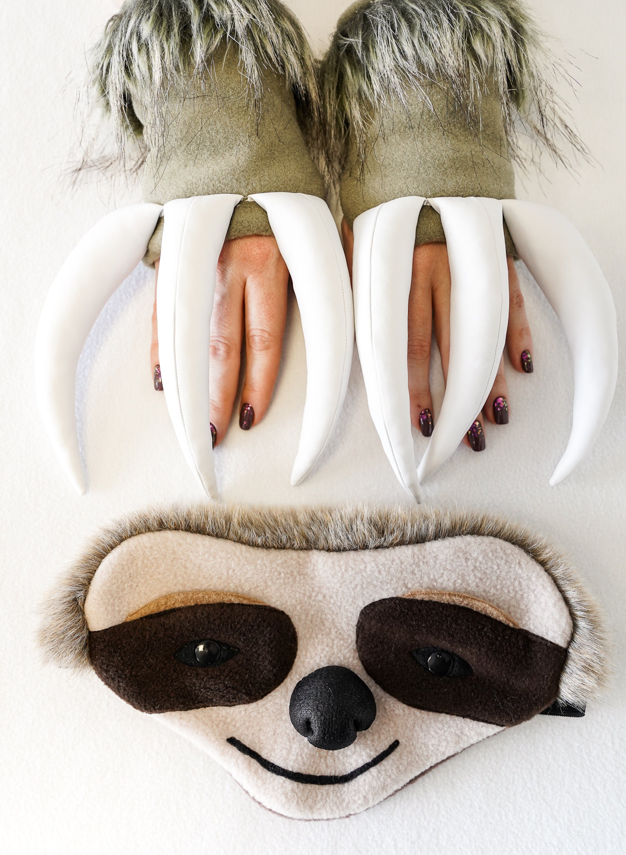 Bandeau Animal Lémurien Avec Oreilles Et Queue – Accessoire Déguisement Pour Halloween, Cosplay, Carnaval – Confortable Et Amusant Pour Enfants Et Adultes