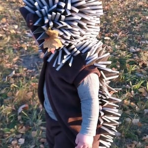 Hedgehog Costume for Kids Kids Costume Animal Costume Handmade Costume Halloween costume image 3