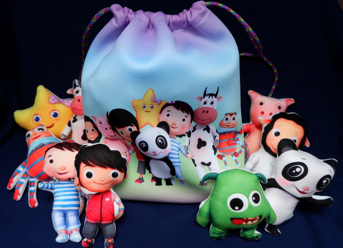 Little Baby Bum plush Little Baby Bum toys Drawstring bag Etsy