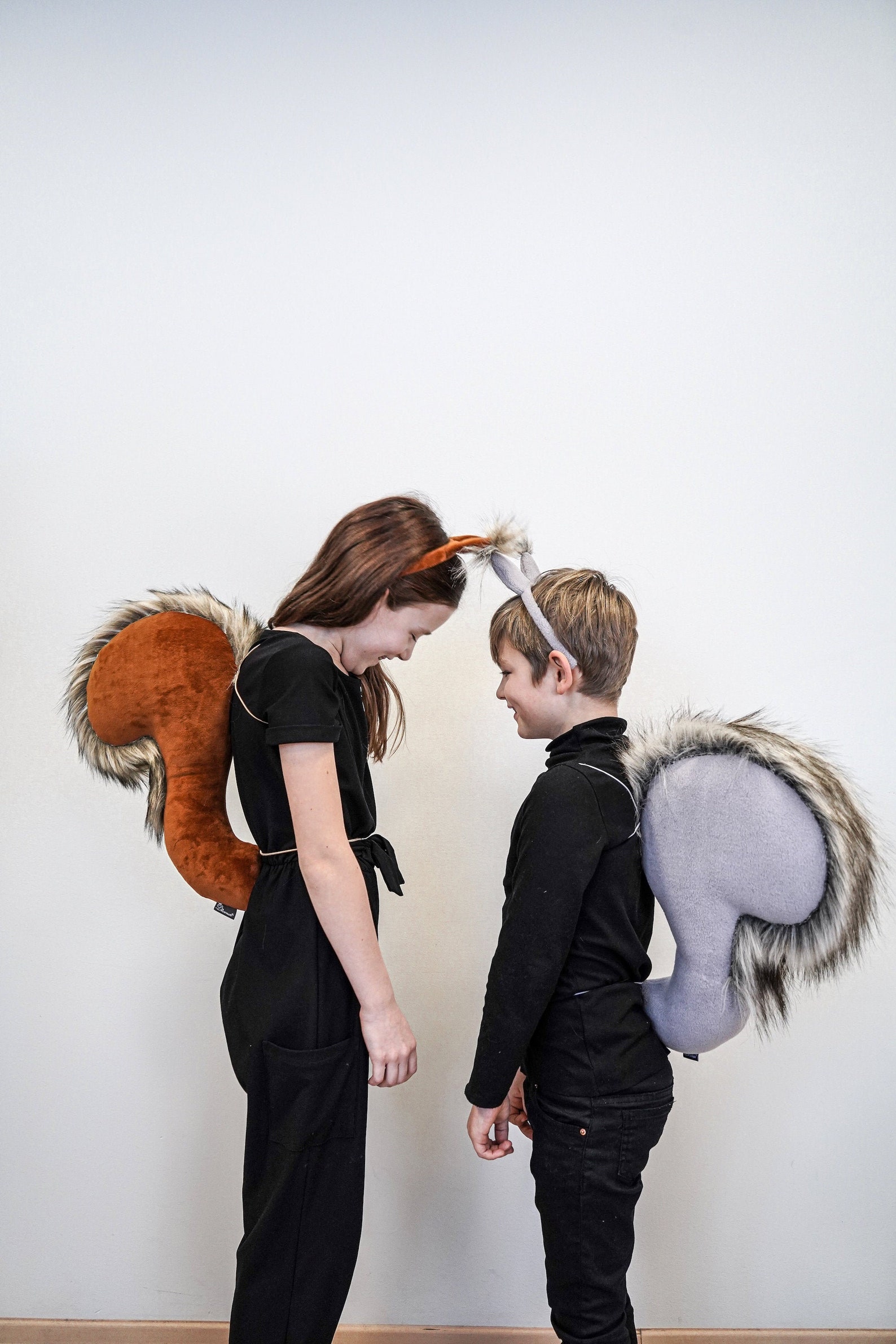 Eichhörnchen Kostüm-Set – Mit Ohren-Stirnband, Schwanz, Fliege & Garnrock Für Karneval, Halloween & Parties