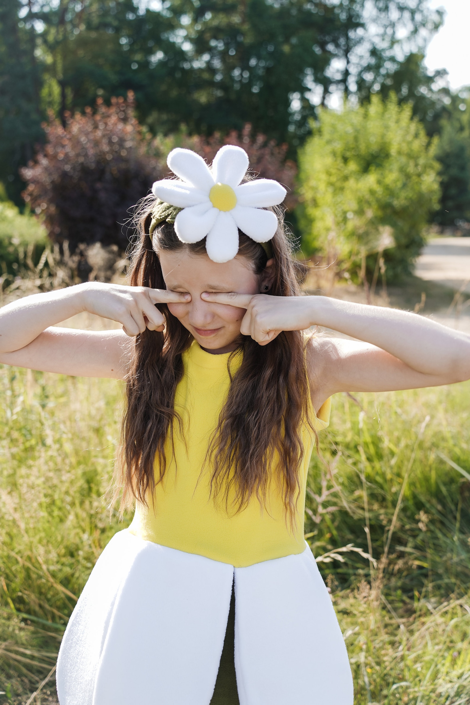 Daisy Costume for Girls Kids Flower Costume Handmade Etsy