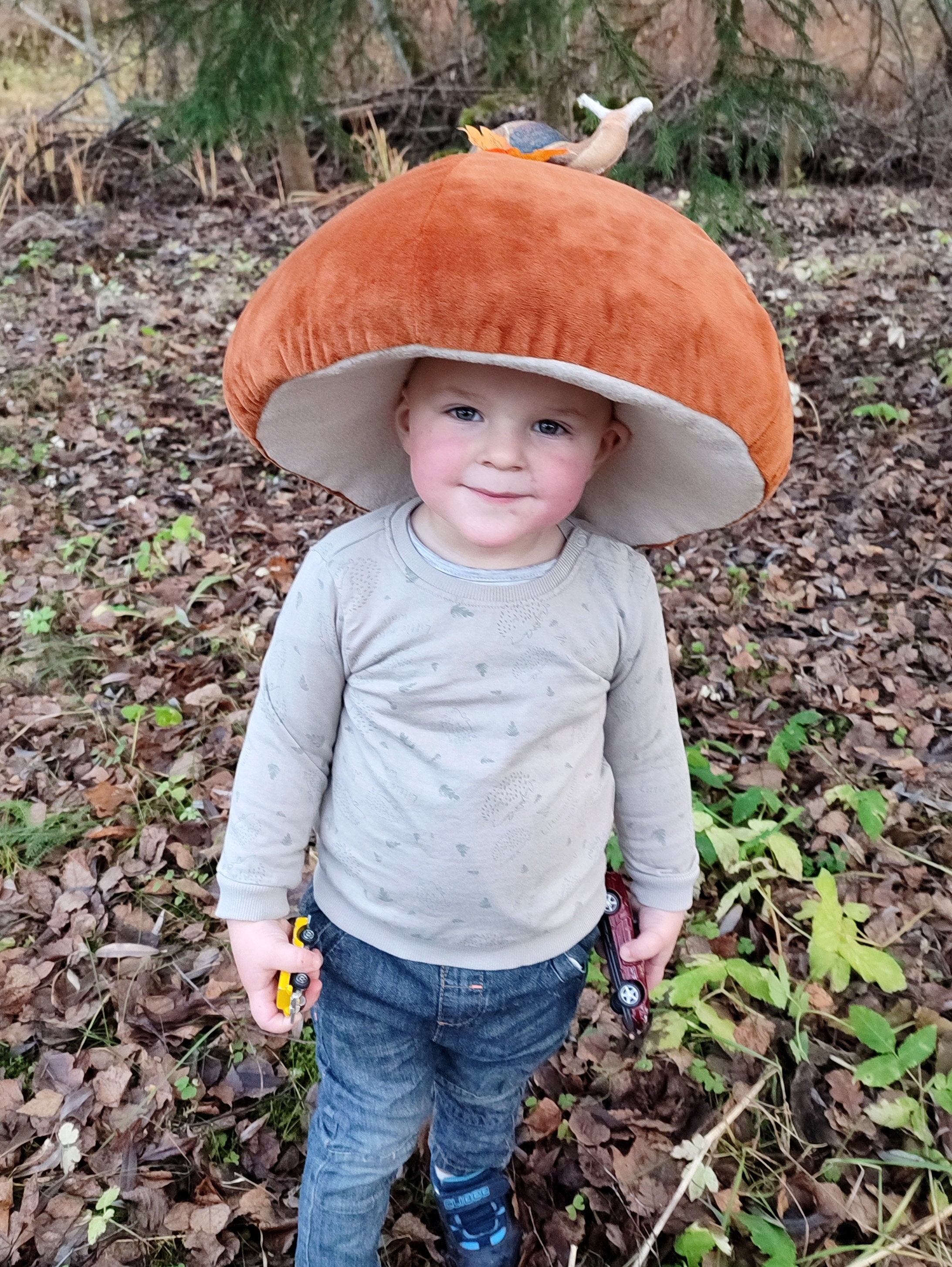子供用キノココスチューム：手作りフリースハロウィン衣装 - Etsy 日本