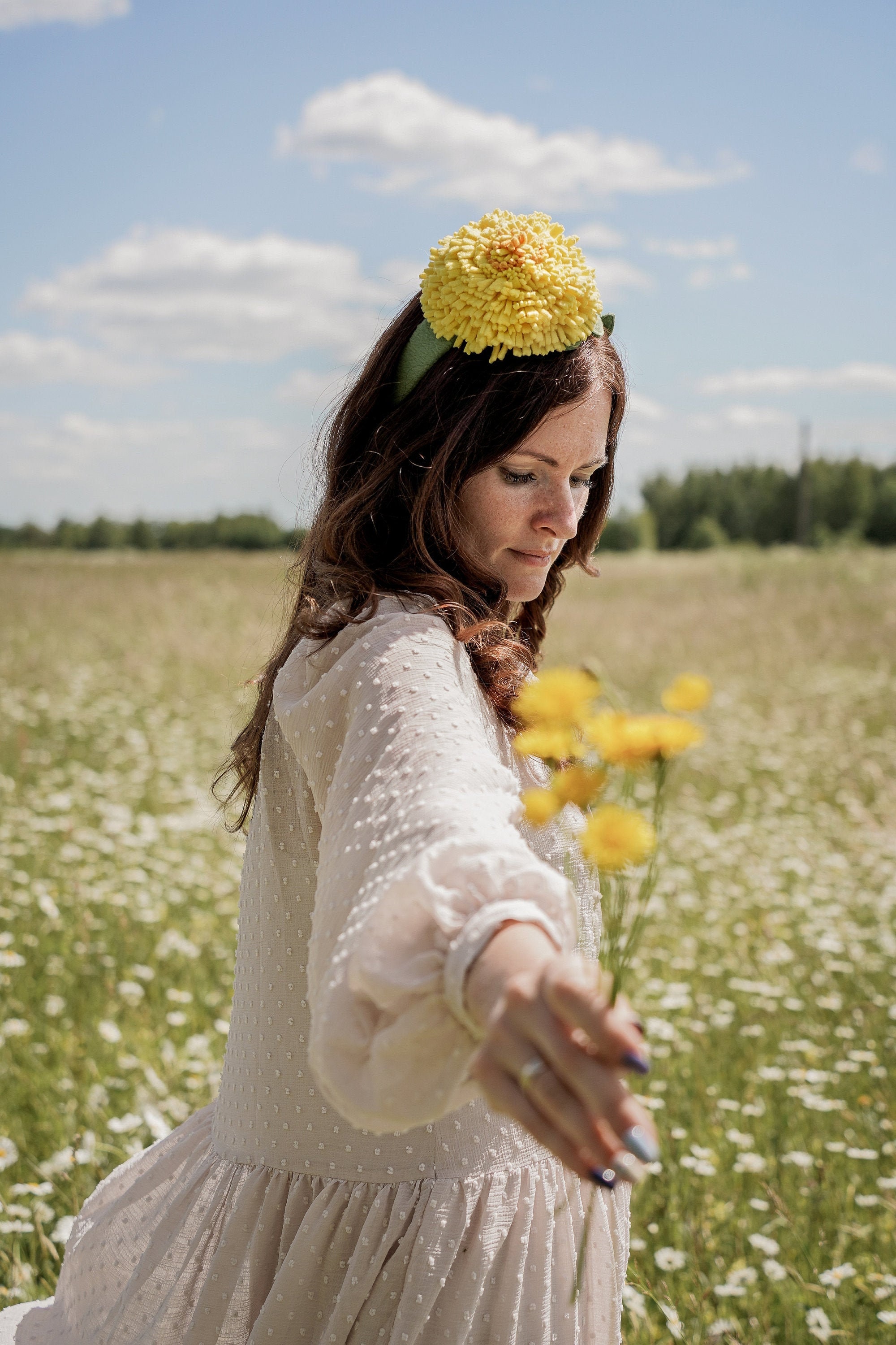 dandelion headpiece