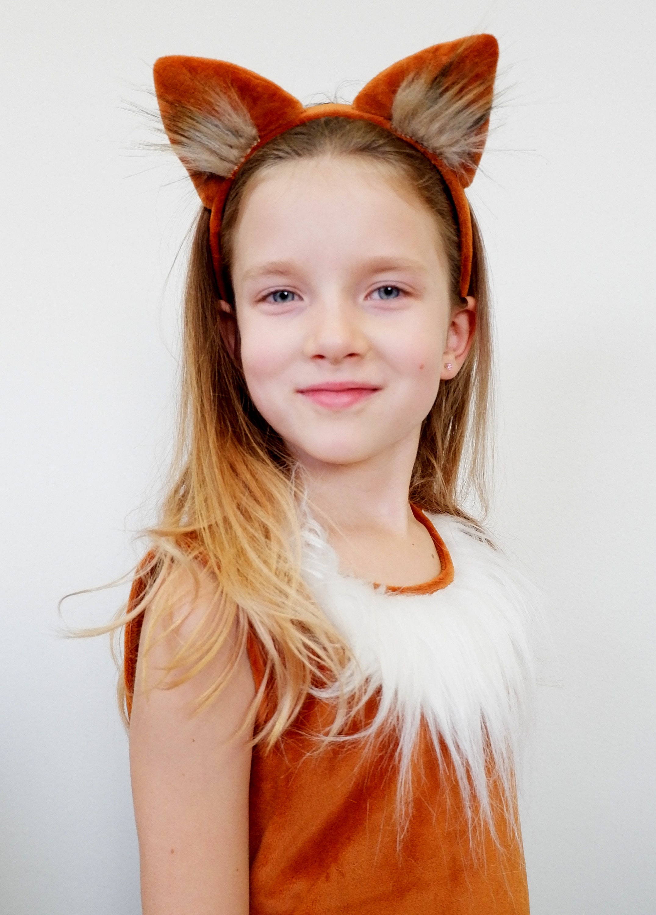 Fox Costume for Girls Handmade Costume Halloween Costume Etsy