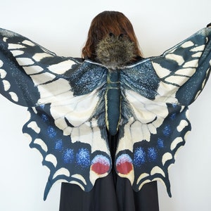 Swallowtail Butterfly Costume for Adults Butterfly Wings Handmade Costume Halloween Costume image 3