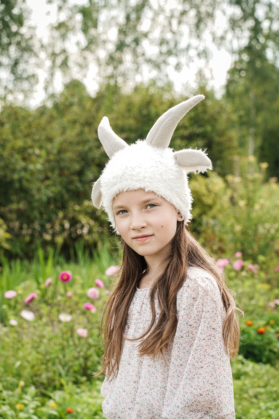 Goat Hat and Tail Kids Goat Costume Adult Goat Costume Etsy